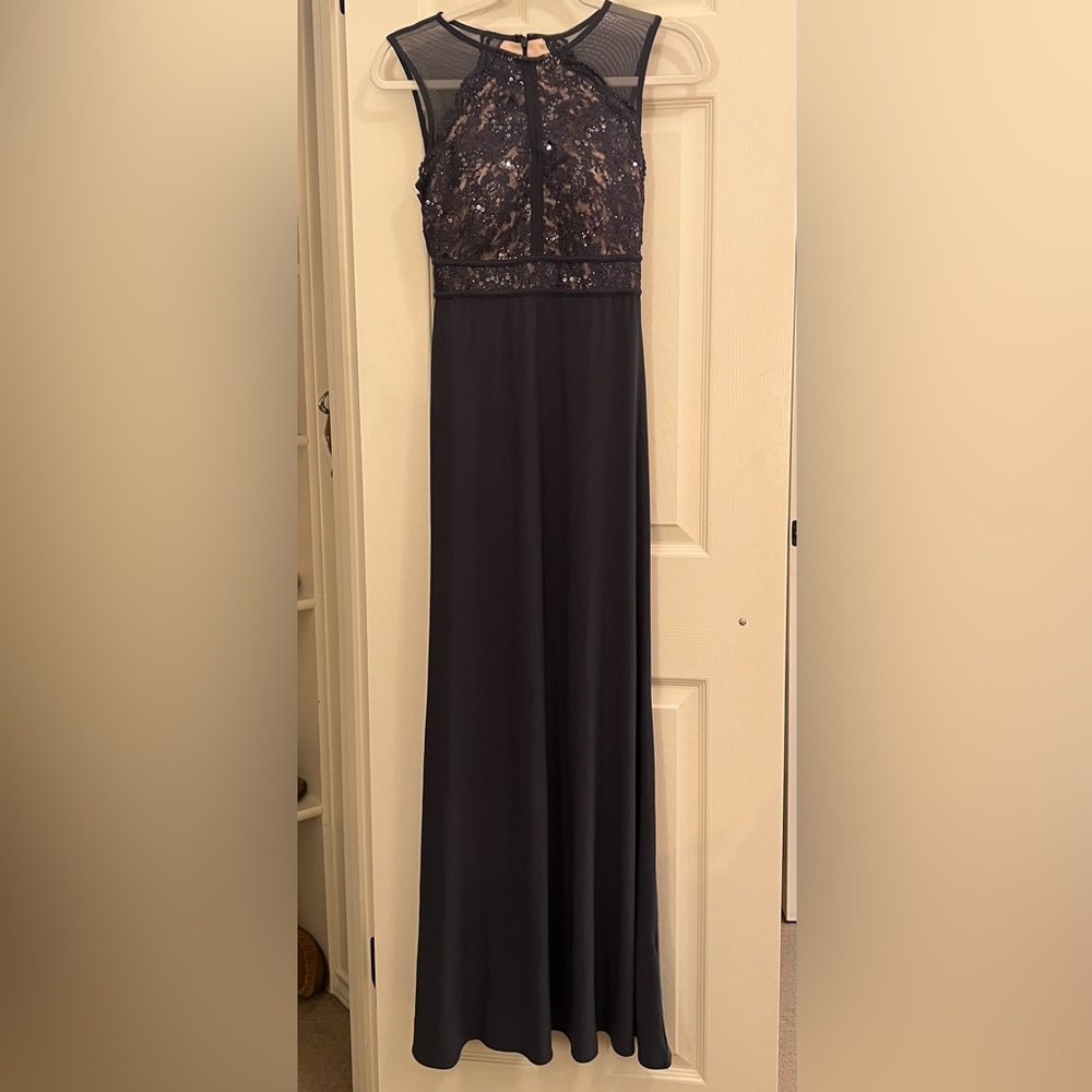 Grey Sequin Gown | Size 1